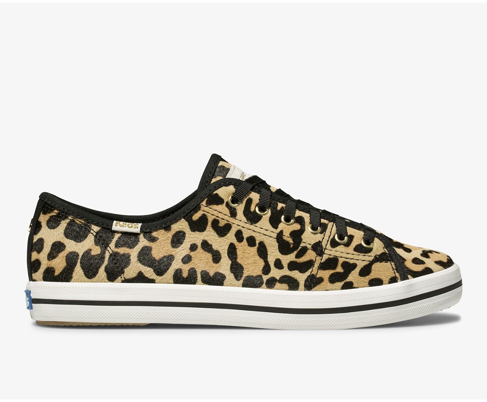 Zapatillas Keds Mujer Leopardo - Kate Spade New York Kickstart Calf Hair - 951-DRVYSZ